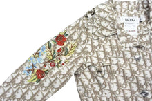Load image into Gallery viewer, CHRISTIAN DIOR クリスチャンディオール baby Dior トロッター柄 花柄刺繍 ジャケット スカート ハット 3点セット ベージュ サイズ3A 美品 中古 4b002158
