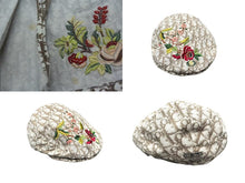 Load image into Gallery viewer, CHRISTIAN DIOR クリスチャンディオール baby Dior トロッター柄 花柄刺繍 ジャケット スカート ハット 3点セット ベージュ サイズ3A 美品 中古 4b002158