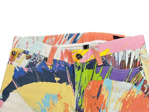 DAMIEN HIRST x LEVI'S ダミアンハースト リーバイス 2008年製 413本限定 コラボデニム スキニーフィット 総柄 サイズ26x34 美品 中古 4b002159