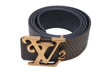 Load image into Gallery viewer, 新品同様 LOUIS VUITTON ルイヴィトン 2020AW サンチュール LVスクエア NIGOコラボ ダミエジャイアント サイズ95/38 中古 4b002166