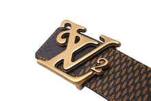 Load image into Gallery viewer, 新品同様 LOUIS VUITTON ルイヴィトン 2020AW サンチュール LVスクエア NIGOコラボ ダミエジャイアント サイズ95/38 中古 4b002166