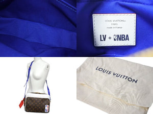 極美品 LOUIS VUITTON x NBA ルイヴィトン モノグラム M45584 ナイルメッセンジャーPM ショルダーバッグ 中古 4b002168