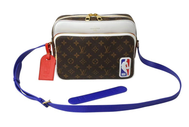 極美品 LOUIS VUITTON x NBA ルイヴィトン モノグラム M45584 ナイルメッセンジャーPM ショルダーバッグ 中古 4b002168