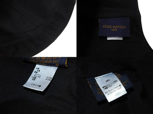 LOUIS VUITTON ルイヴィトン キャスケットダミエ アンフィニ m76563 ヴァージル期 カーフレザー サイズ60 ブラック 美品 中古 4b002169