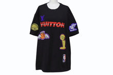 Load image into Gallery viewer, 新品未使用 LOUISVUITTON ルイヴィトン NBA ヴァージル半袖Ｔシャツ RM212M DT3 HLY21W コットン ブラック サイズL 中古 4b002172
