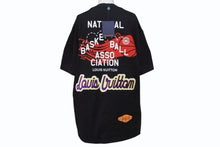 Load image into Gallery viewer, 新品未使用 LOUISVUITTON ルイヴィトン NBA ヴァージル半袖Ｔシャツ RM212M DT3 HLY21W コットン ブラック サイズL 中古 4b002172