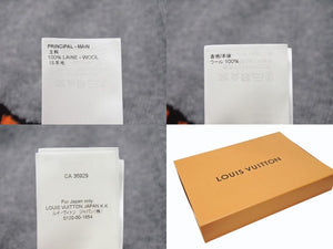 新品未使用 LOUIS VUITTON ルイヴィトン タイガーインタルシア刺繍 RM221H56HMN77W グレー ウール サイズXL 中古 4b002173