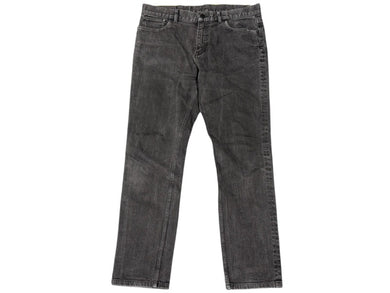 LOUIS VUITTON ルイヴィトン デニムパンツ ヴァージル期 H1D70WDKN ブラック シルバー金具 サイズ34 美品 中古 4b002174