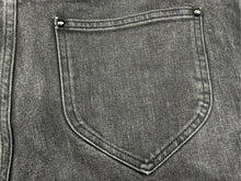 Load image into Gallery viewer, LOUIS VUITTON ルイヴィトン デニムパンツ ヴァージル期 H1D70WDKN ブラック シルバー金具 サイズ34 美品 中古 4b002174