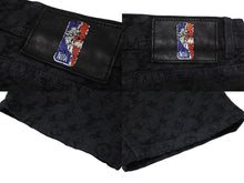 画像をギャラリービューアに読み込む, LOUIS VUITTON ルイヴィトン NBA モノグラム デニムパンツ HKD05WZNY コットン サイズ34 総柄 ブラック 美品 中古 4b002175