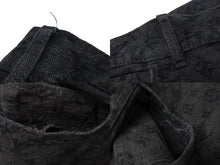 画像をギャラリービューアに読み込む, LOUIS VUITTON ルイヴィトン NBA モノグラム デニムパンツ HKD05WZNY コットン サイズ34 総柄 ブラック 美品 中古 4b002175