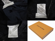 画像をギャラリービューアに読み込む, LOUIS VUITTON ルイヴィトン NBA モノグラム デニムパンツ HKD05WZNY コットン サイズ34 総柄 ブラック 美品 中古 4b002175