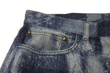 画像をギャラリービューアに読み込む, 極美品 LOUIS VUITTON ルイヴィトン ダミエソルト チェック柄デニムパンツ RM212M DR0 HLD03W ブルー コットン ゴールド金具 中古 4b002176