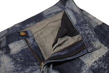 画像をギャラリービューアに読み込む, 極美品 LOUIS VUITTON ルイヴィトン ダミエソルト チェック柄デニムパンツ RM212M DR0 HLD03W ブルー コットン ゴールド金具 中古 4b002176