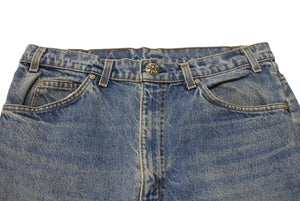 CHROME HEARTS × Levi's クロムハーツ リーバイス 517 クロスパッチ デニムパンツ インディゴブルー ブラック サイズ34 美品 中古 4b002200 