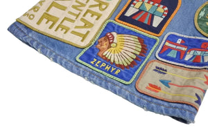 未使用 KAPITAL キャピタル 23AW Rat Flare Jean ワッペンデニムパンツ パッチ K2304LP145 Indigo インディゴ サイズ32 中古 4b002203 