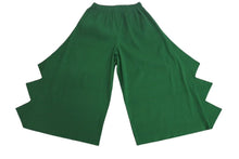Load image into Gallery viewer, 極美品 me ISSEY MIYAKE イッセイミヤケ プリーツ イージーワイドパンツ MI04KF378 グリーン ポリエステル 中古 4b002205