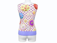 Load image into Gallery viewer, PLEATS PLEASE プリーツプリーズ ISSEY MIYAKE イッセイミヤケ ノースリーブ 7562053 ポリエステル ベージュ マルチカラー 美品 中古 4b002207