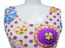 Load image into Gallery viewer, PLEATS PLEASE プリーツプリーズ ISSEY MIYAKE イッセイミヤケ ノースリーブ 7562053 ポリエステル ベージュ マルチカラー 美品 中古 4b002207