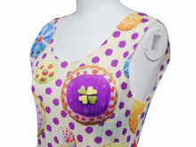 Load image into Gallery viewer, PLEATS PLEASE プリーツプリーズ ISSEY MIYAKE イッセイミヤケ ノースリーブ 7562053 ポリエステル ベージュ マルチカラー 美品 中古 4b002207