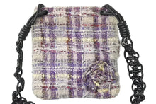 Load image into Gallery viewer, 極美品 CHANEL シャネル ツイード ショルダーバッグ 10番台 マルチカラー シルバー金具 レザー 中古 4b002209