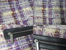 Load image into Gallery viewer, 極美品 CHANEL シャネル ツイード ショルダーバッグ 10番台 マルチカラー シルバー金具 レザー 中古 4b002209