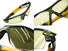 Load image into Gallery viewer, 極美品 OAKLEY オークリー RADAR レーダー サングラス イエロー グリーン ラメ スポーツモデル 替えレンズ付き アメリカ製 中古 4b002215
