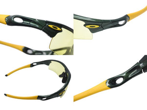 極美品 OAKLEY オークリー RADAR レーダー サングラス イエロー グリーン ラメ スポーツモデル 替えレンズ付き アメリカ製 中古 4b002215