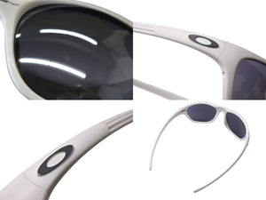 OAKLEY オークリー FROGSKINS フロッグスキン サングラス アイウェア ホワイト グレー アメリカ製 美品 中古 4b002216