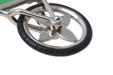 Load image into Gallery viewer, LOUIS VUITTON ルイヴィトン BIJOU DE SAC BIKE ビジューサック バイク チャーム キーホルダー M77148 シルバー グリーン 美品 中古 4b002221