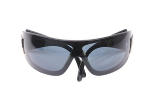 CHANEL シャネル SKI WRAPAROUND シールドサングラス 5085 c.501/87 サイズ110 ココマーク ブラック マグネット式 美品 中古 4b002222