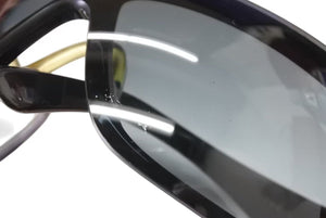CHANEL シャネル SKI WRAPAROUND シールドサングラス 5085 c.501/87 サイズ110 ココマーク ブラック マグネット式 美品 中古 4b002222