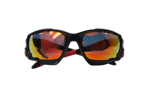 極美品 OAKLEY オークリー JAW BONE ジョウボーン サングラス 04-203 サイズ62○18 スポーツモデル ブラック レッド 廃番 中古 4b002225