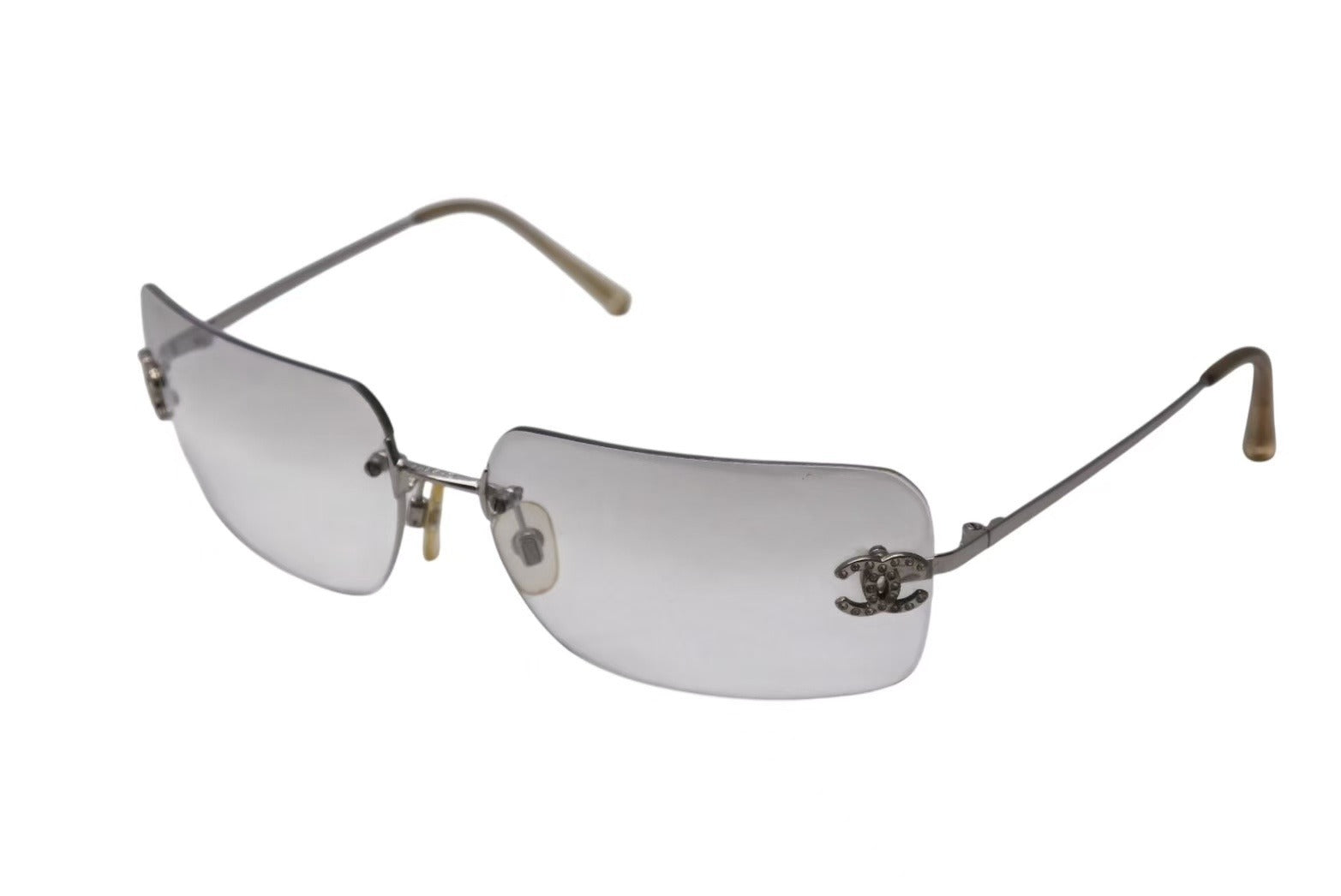 CHANEL シャネル リムレス サングラス 4017-D c.159/6I サイズ62