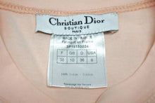 Load image into Gallery viewer, ChristianDior クリスチャンディオール 半袖Tシャツ 3P16155024 サイズ38 デニムロゴ プリント ピンク 美品 中古 4b002238