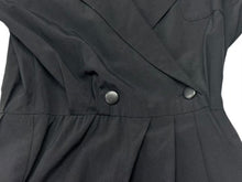 Load image into Gallery viewer, Christian Dior クリスチャンディオール アシンメトリーミディアムドレス 0150FW92 毛 キュプラ ブラック サイズ9 美品 中古 4b002239