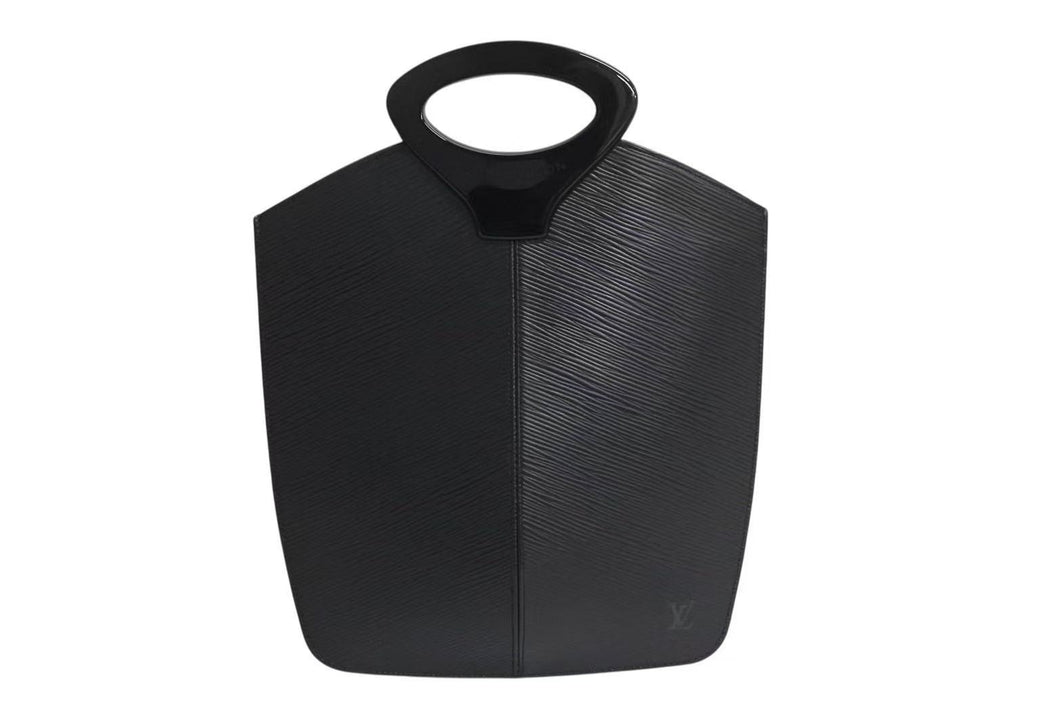 極美品 LOUIS VUITTON ルイヴィトン ドゥミリュンヌ ハンドバッグ M52682 エピ レザー ブラック ゴールド金具 中古 4b002252