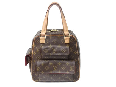 極美品 LOUIS VUITTON ルイヴィトン モノグラム エクサントリシテ ハンドバッグ M51161 ブラウン TH1003 中古 4b002256