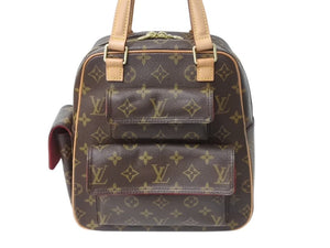 極美品 LOUIS VUITTON ルイヴィトン モノグラム エクサントリシテ ハンドバッグ M51161 ブラウン TH1003 中古 4b002256