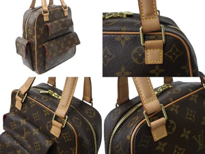極美品 LOUIS VUITTON ルイヴィトン モノグラム エクサントリシテ ハンドバッグ M51161 ブラウン TH1003 中古 4b002256