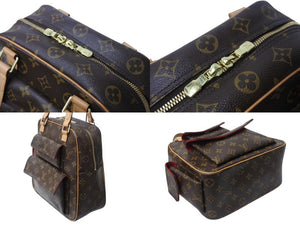極美品 LOUIS VUITTON ルイヴィトン モノグラム エクサントリシテ ハンドバッグ M51161 ブラウン TH1003 中古 4b002256