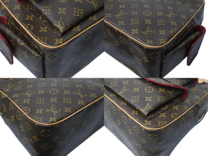 極美品 LOUIS VUITTON ルイヴィトン モノグラム エクサントリシテ ハンドバッグ M51161 ブラウン TH1003 中古 4b002256