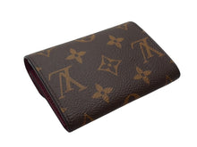 Load image into Gallery viewer, LOUIS VUITTON ルイヴィトン コインケース 二つ折り財布 ポルトモネ・ロザリ M41939 モノグラム フューシャ 美品 中古 4b002260
