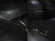Load image into Gallery viewer, CHANEL シャネル 復刻トートバッグ ハンドバッグ ココマーク ロゴ 鞄 6番台 キャビアスキン ブラック ゴールド金具 美品 中古 4b002262
