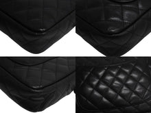 Load image into Gallery viewer, CHANEL シャネル カンボンライン ショルダーバッグ ココマーク ターンロック 9番台 レザー ブラック シルバー金具 美品 中古 4b002268