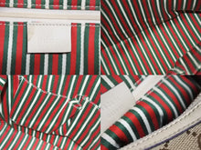 Load image into Gallery viewer, GUCCI グッチ インターロッキング ホワイト ブラウン ゴールド金具 182491 GGキャンバス ショルダーバッグ 美品 中古 4b002269