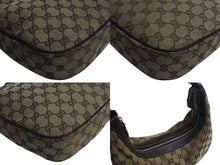 Load image into Gallery viewer, GUCCI グッチ ワンショルダー ハンドバック 153010 GGキャンバス GG柄ブラウン ベージュ ゴールド金具 美品 中古 4b002271