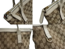 Load image into Gallery viewer, GUCCI グッチ ハンドバッグ 182492 ブラウン ベージュ GGスプリームキャンバス レザー 美品 中古 4b002273