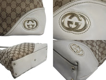 Load image into Gallery viewer, GUCCI グッチ ハンドバッグ 182492 ブラウン ベージュ GGスプリームキャンバス レザー 美品 中古 4b002273