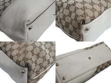 Load image into Gallery viewer, GUCCI グッチ ハンドバッグ 182492 ブラウン ベージュ GGスプリームキャンバス レザー 美品 中古 4b002273